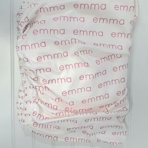 Jennifer Ann NWT Organic Emma in Pink Crib Sheet, Made in USA